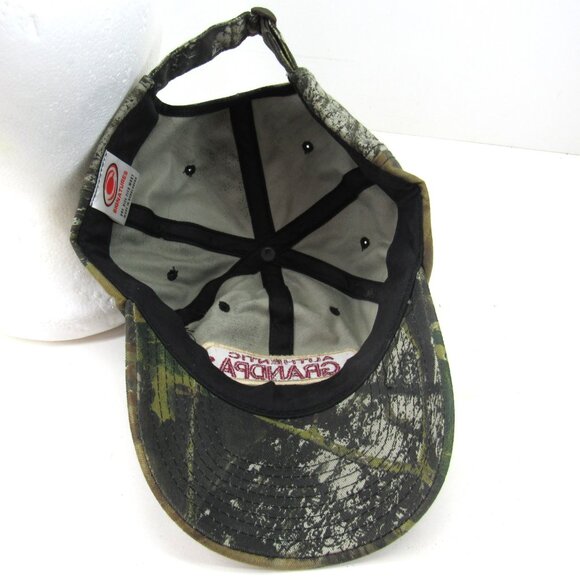 Authentic Grandpa Embroidered Patch Logo Men's Camo Adj Strap Back Cap Hat - Picture 7 of 8